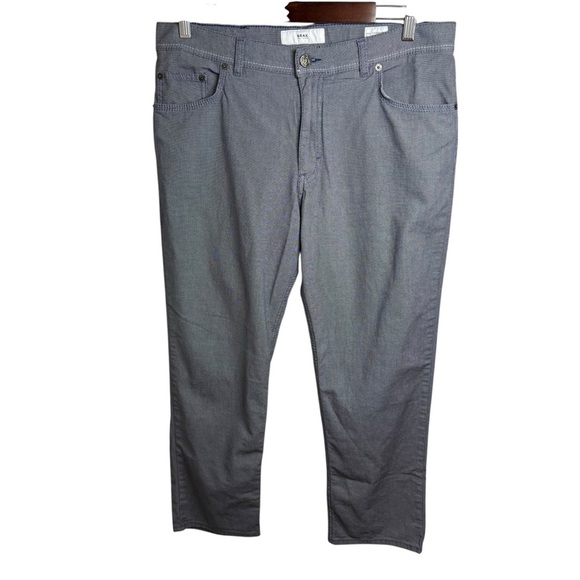 Brax Feel Good | Blue Cooper Fancy Regular Fit Pants | Sz 36 - Picture 1 of 9